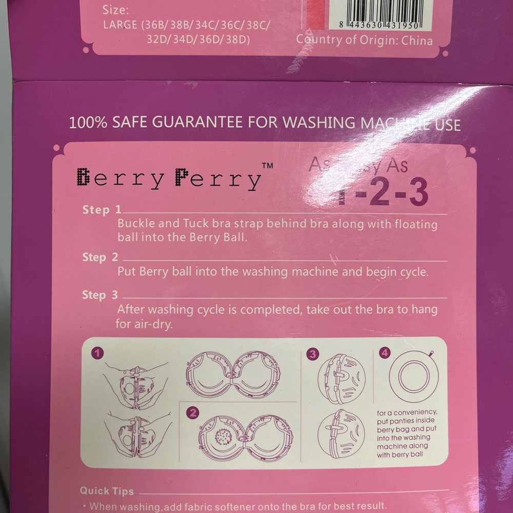 Pink Bra Washer - Picture 4 of 4